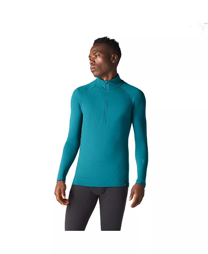 

Футболка Men's Woolies Pro Tech 1/4 Zip Ibex, синий