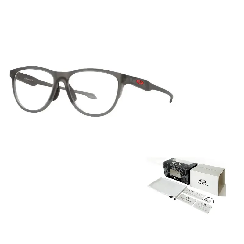 

Oakley Мужская очковая оправа серого цвета литая неправильной формы, Gray