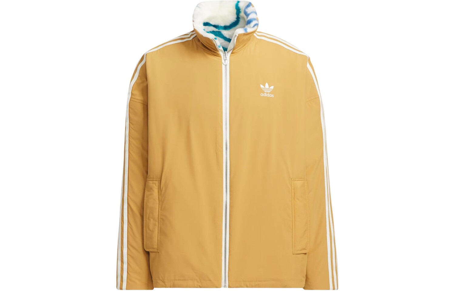 Куртка унисекс Off-white Adidas Originals, кремовый — фото 2