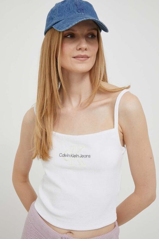 

Топ Calvin Klein Jeans, белый