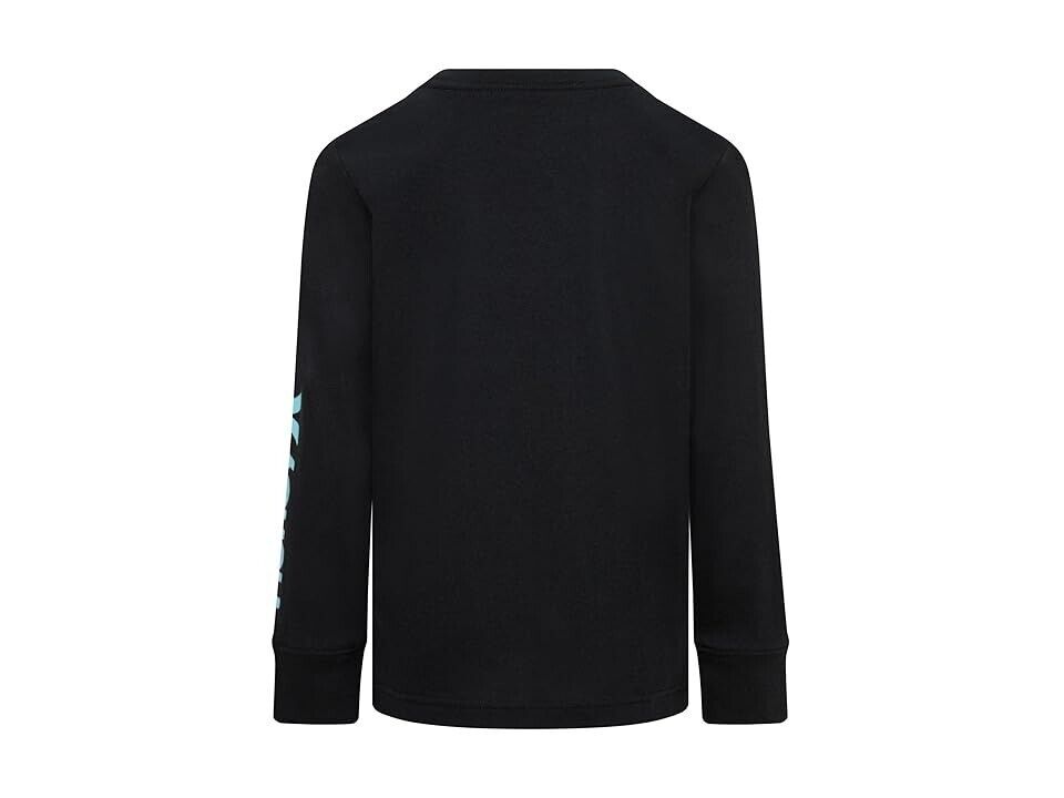 Футболка Hurley Sharkbait Детская 4 Черная Надпись Хлопковый Смесовый Длинный Рукав ERK901 — фото 2
