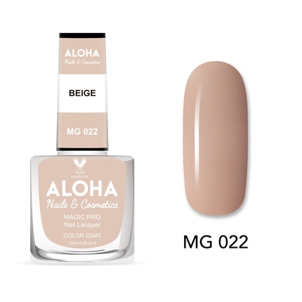 

Лак для ногтей Magic Pro 15 мл - Mg 022 / бежевый Aloha Nails & Cosmetics