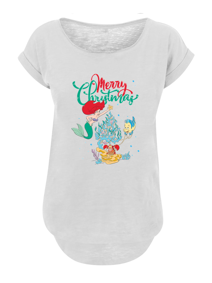 

Футболка Disney Ариэль Русалочка с Рождеством, белая F4NT4STIC, Белый, Футболка Disney Ариэль Русалочка с Рождеством, белая F4NT4STIC