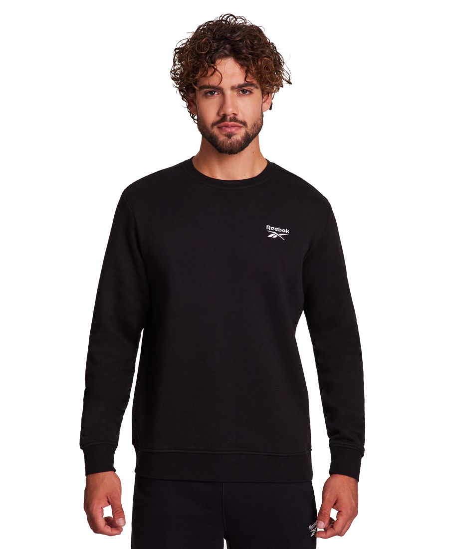 

Мужская толстовка с вышитым логотипом на груди Reebok, Black