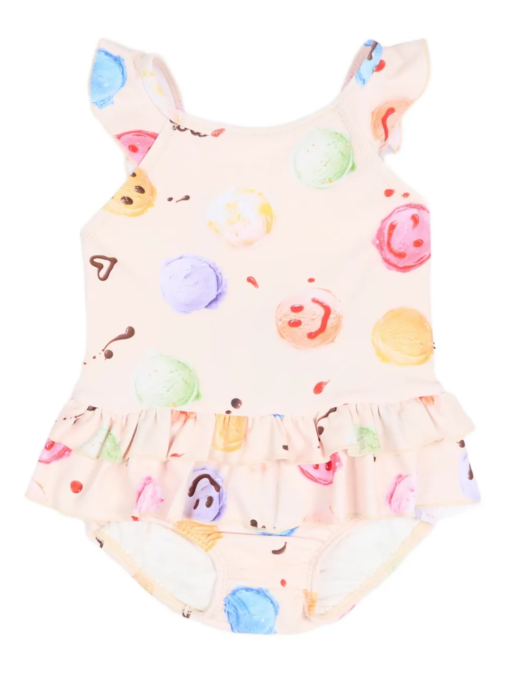 

Купальник с оборками Molo, бежевый