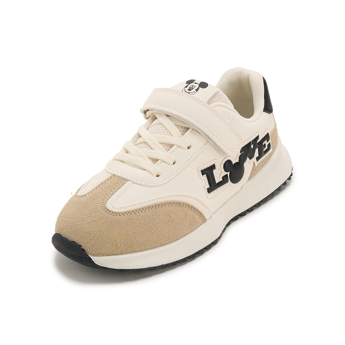 Детские скейтерские кроссовки Mickey Kids Disney, бежевый/черный — фото 4