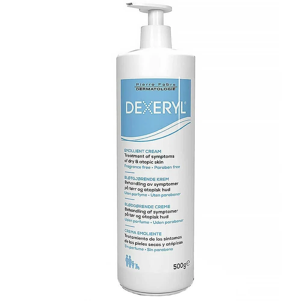 Смягчающий крем Dexeryl Emollient для сухой кожи, 2 x 500 мл Dexeryl