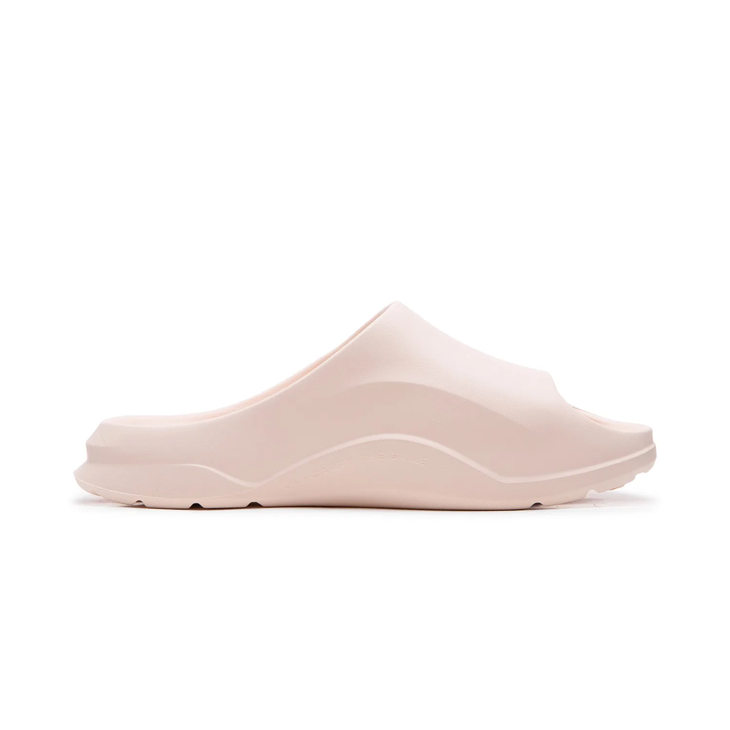 Li-Ning Abrasion Resistant Cushioning Slide Slippers Unisex Pale Pink — фото 3