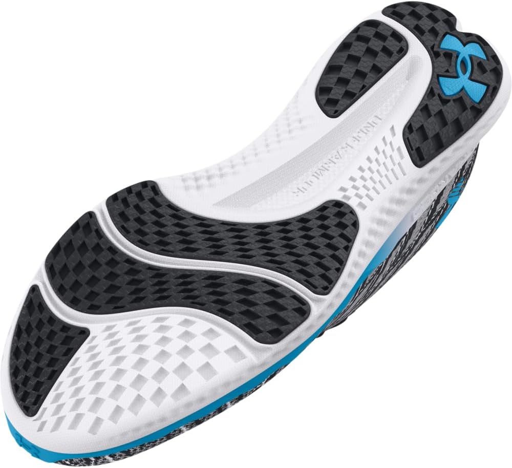 Under Armour мужские кроссовки Charged Breeze 2, (004) Black/White/Capri — фото 3