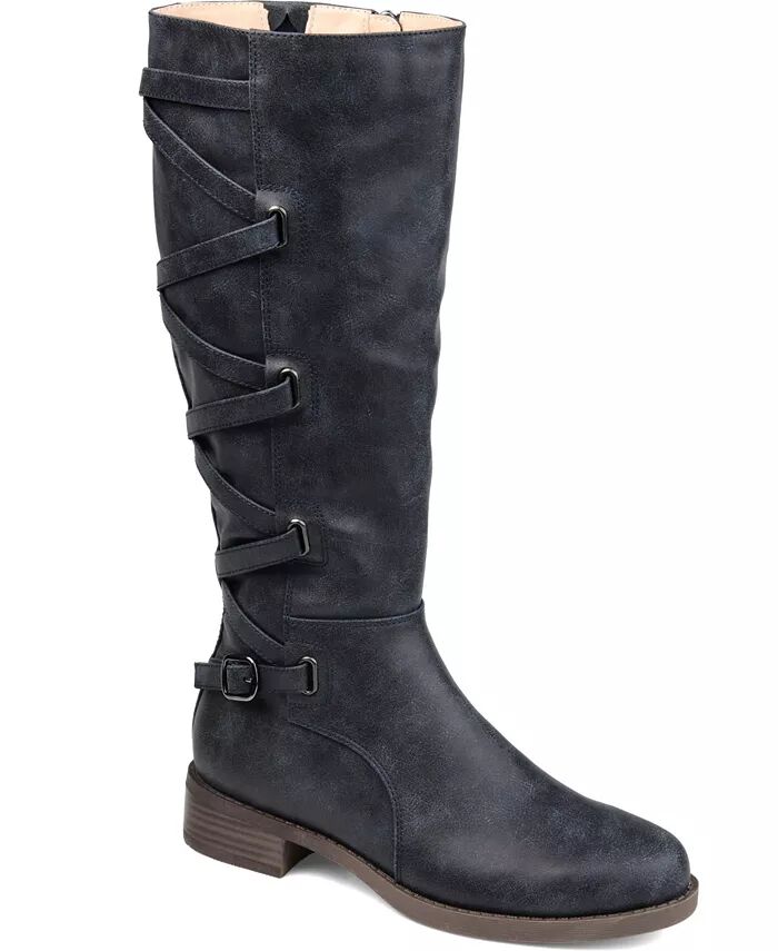 Женские сапоги Carly Extra Wide Calf Journee Collection, синий