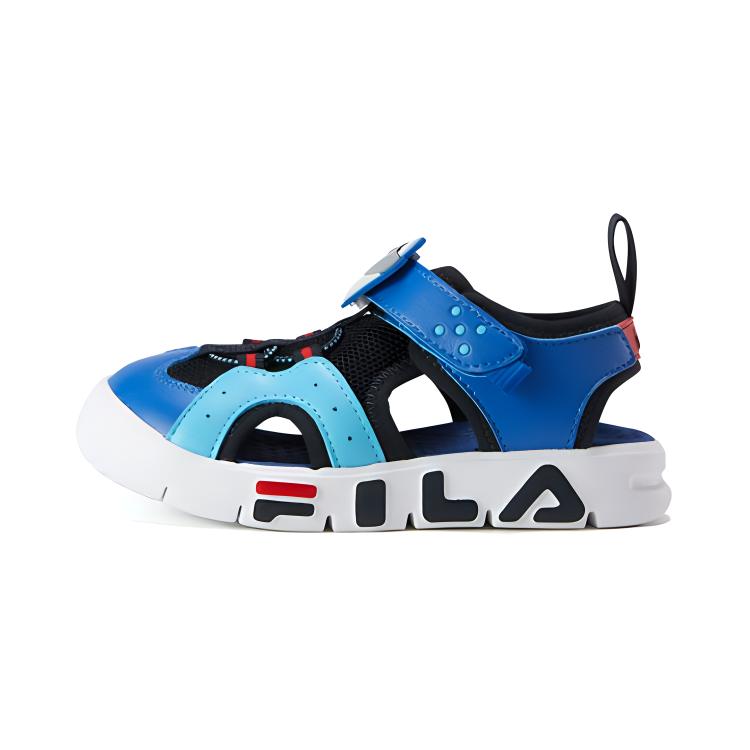 

Антискользящие износостойкие детские сандалии синие для детей 3-7 лет FILA KIDS
