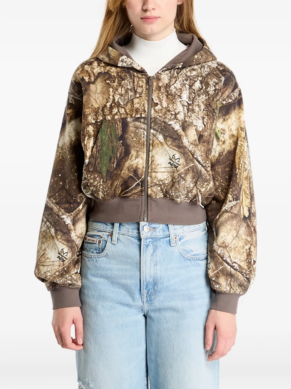 

Толстовка на молнии Brooklyn Jordan, коричневый