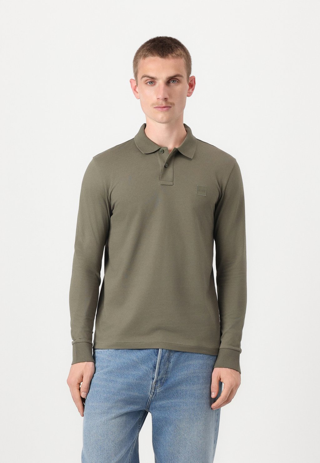 

Лонгслив PASSERBY - Polo shirt BOSS, зеленый