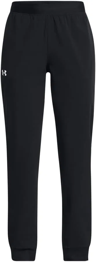 Детские спортивные брюки Under Armour Armoursport Woven Joggers, (001) Black//White