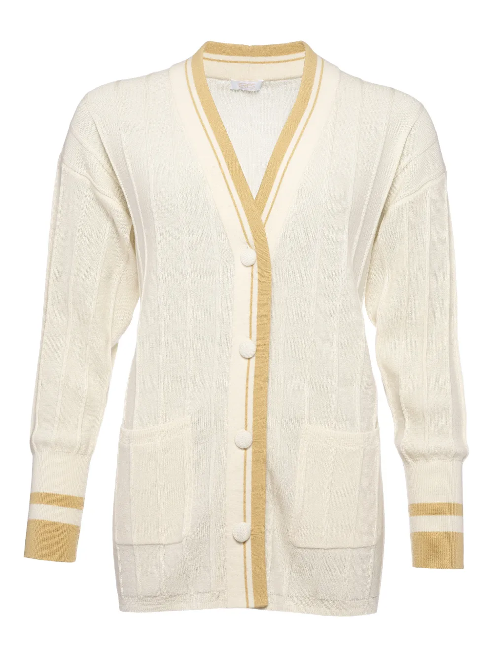 

Кардиган Clubhouse в рубчик Eres, бежевый