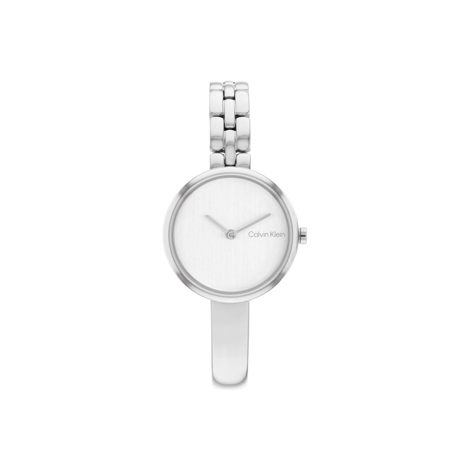 

Calvin Klein Часы Wrist Watch Quartz Movement Stainless Steel Strap Silver Dial Women's Watch Available For Purchase Box, Silver Dial