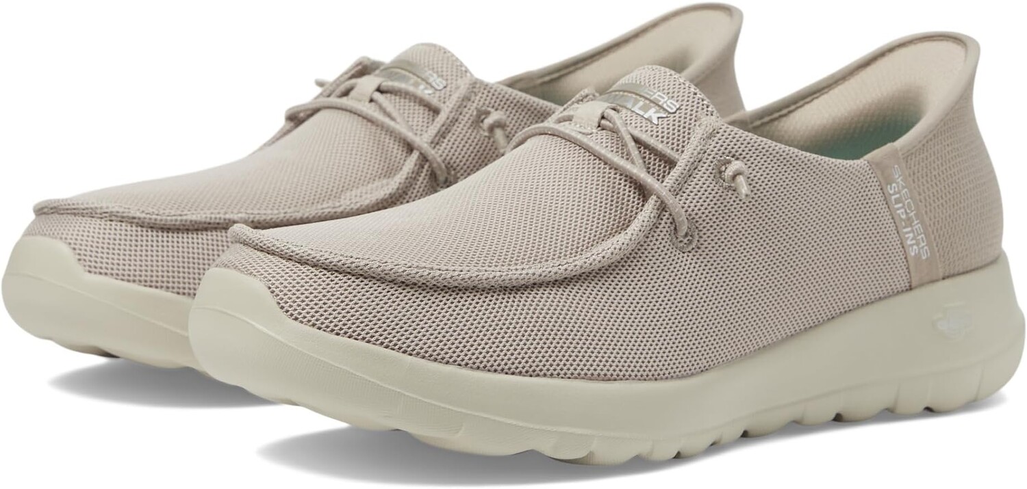 

Кроссовки SKECHERS Performance Go Walk Joy Idalis Hands Free Slip-Ins, цвет Taupe