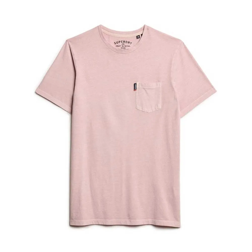 

Футболка с коротким рукавом Superdry Classic Essential Pocket, розовый