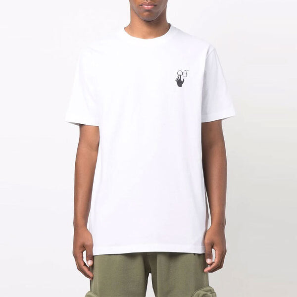 Футболка men's fw21 caravaggio printing short sleeve white t-shirt Off-White, белый — фото 3