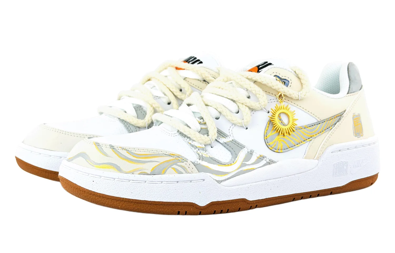 Nike Кроссовки для скейтбординга мужские low top gold — фото 4