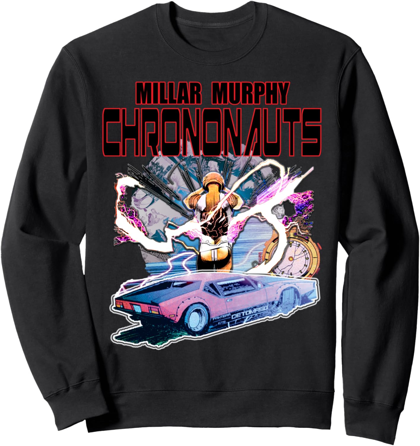 

Постер Millarworld Chrononauts, толстовка с изображением Корбина Куинна, черный