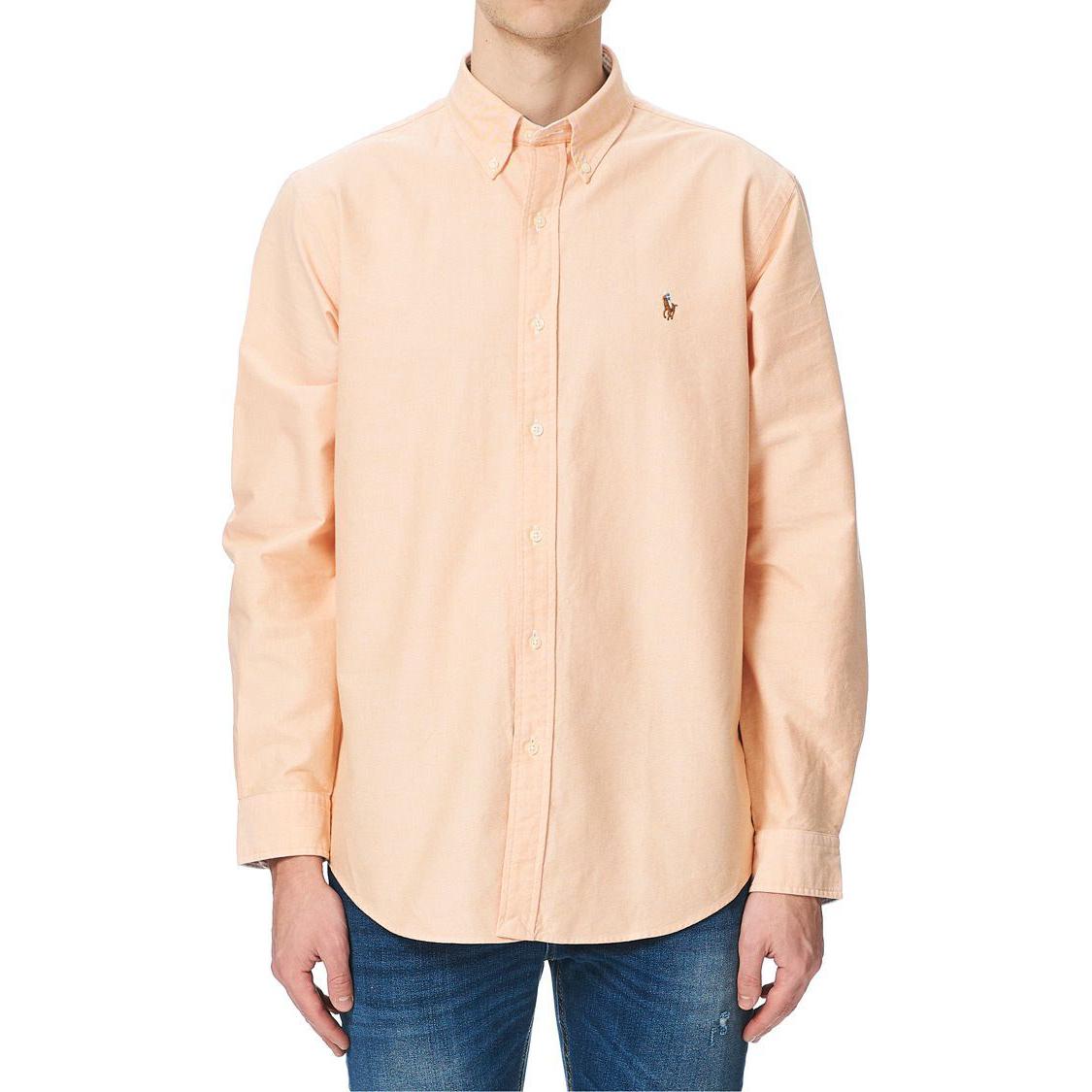 Рубашка мужская beige Polo Ralph Lauren, бежевый — фото 4