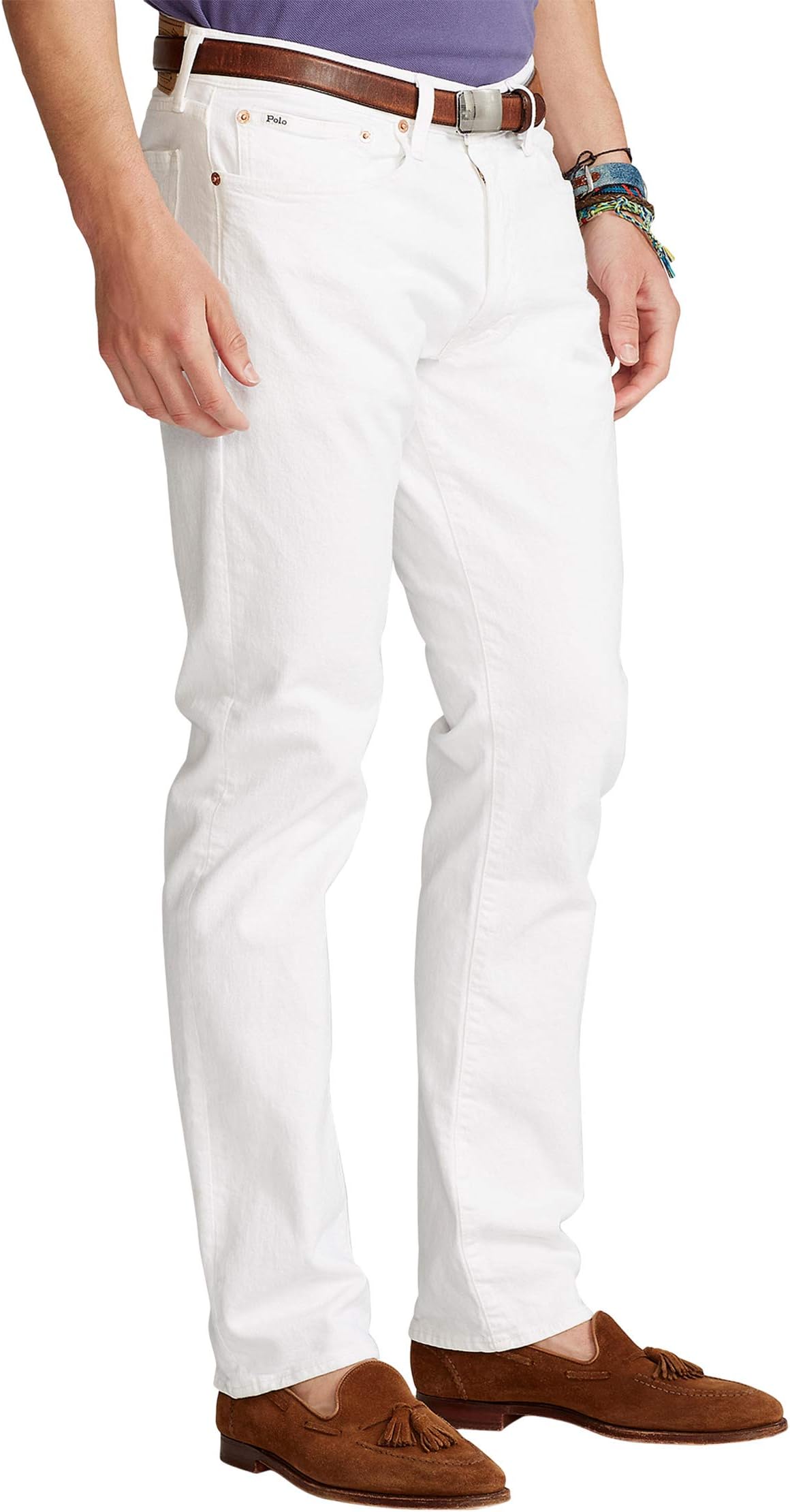 

Джинсы Polo Ralph Lauren Varick Slim Straight Jeans, цвет Hudson White