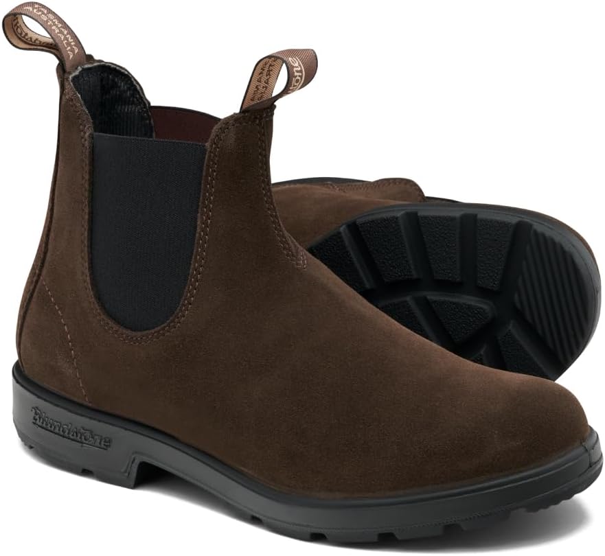 Унисекс-ботинки Blundstone Originals 2405 из замши Челси, коричневый — фото 3
