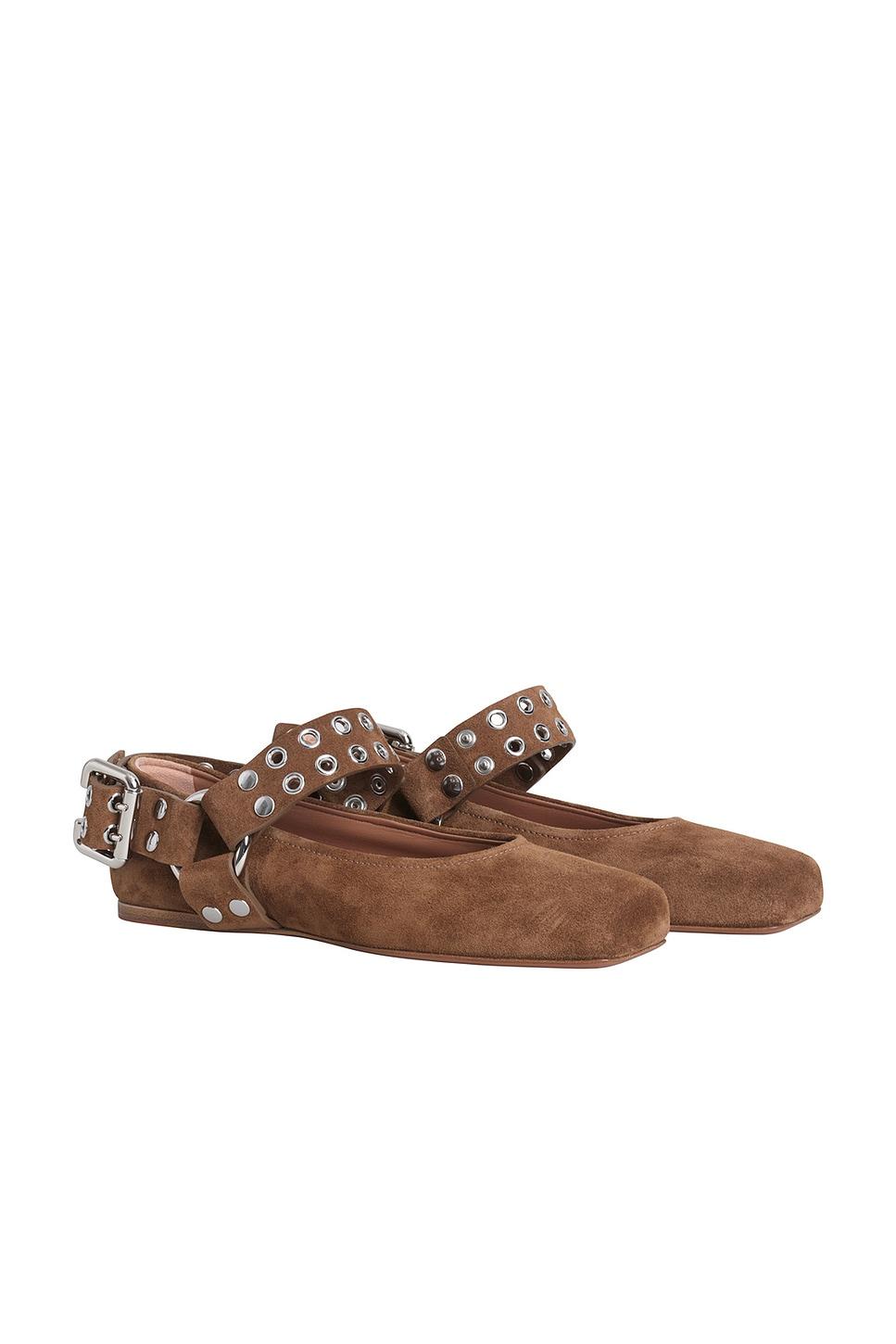 Балетки Alaïa, Terre D'ombre