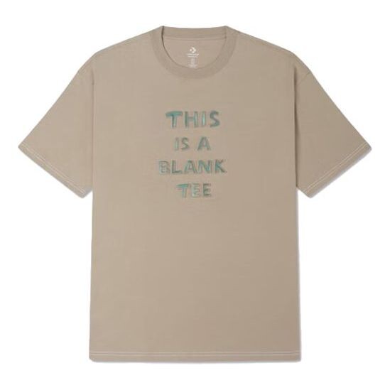 

Футболка logo t-shirt 'beige' Converse, бежевый