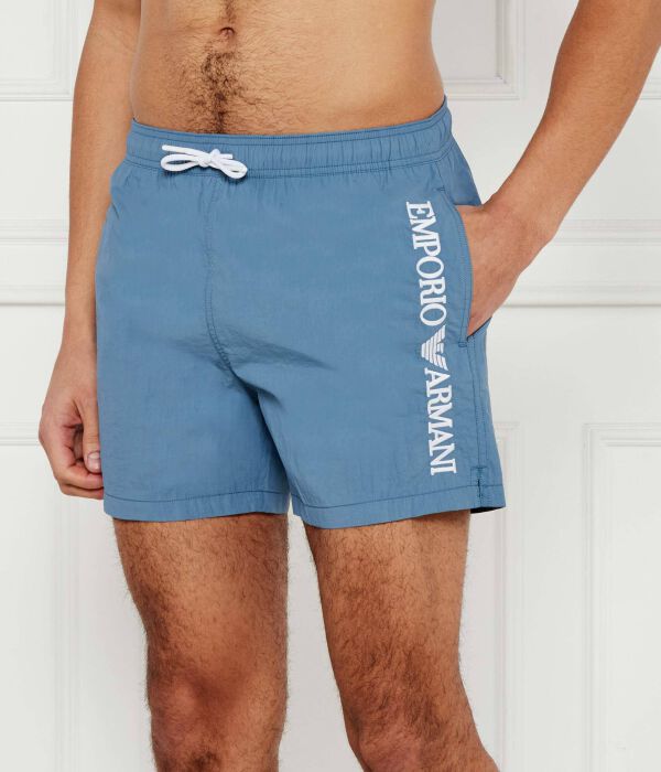 

Шорты пляжные Emporio Armani Regular Fit, синий
