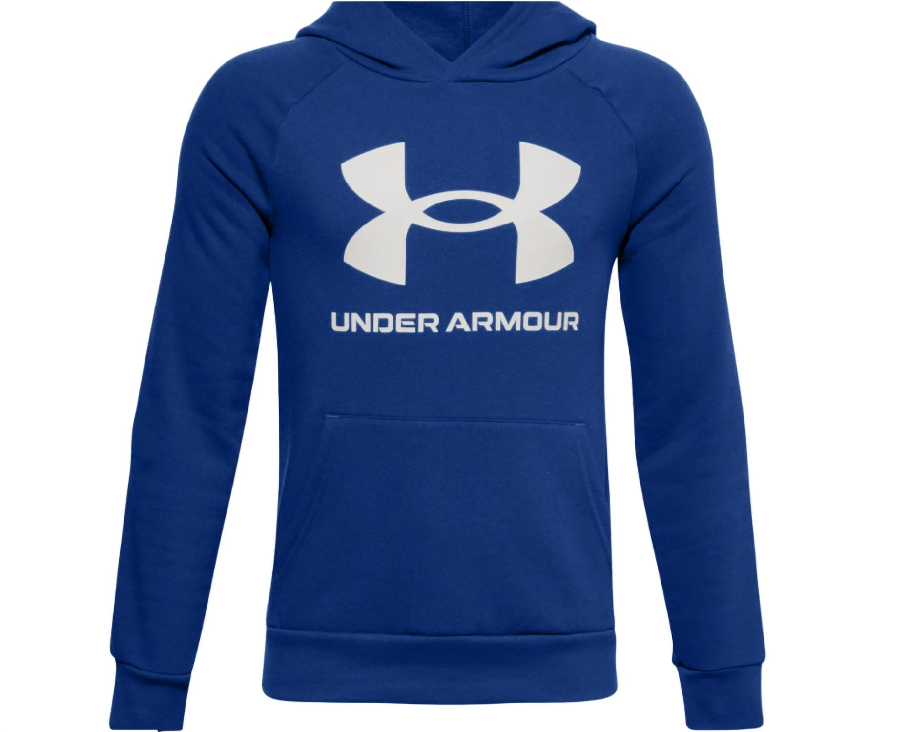 

Детская худи Rival с большим логотипом, цвет royal-onyx white Under Armour