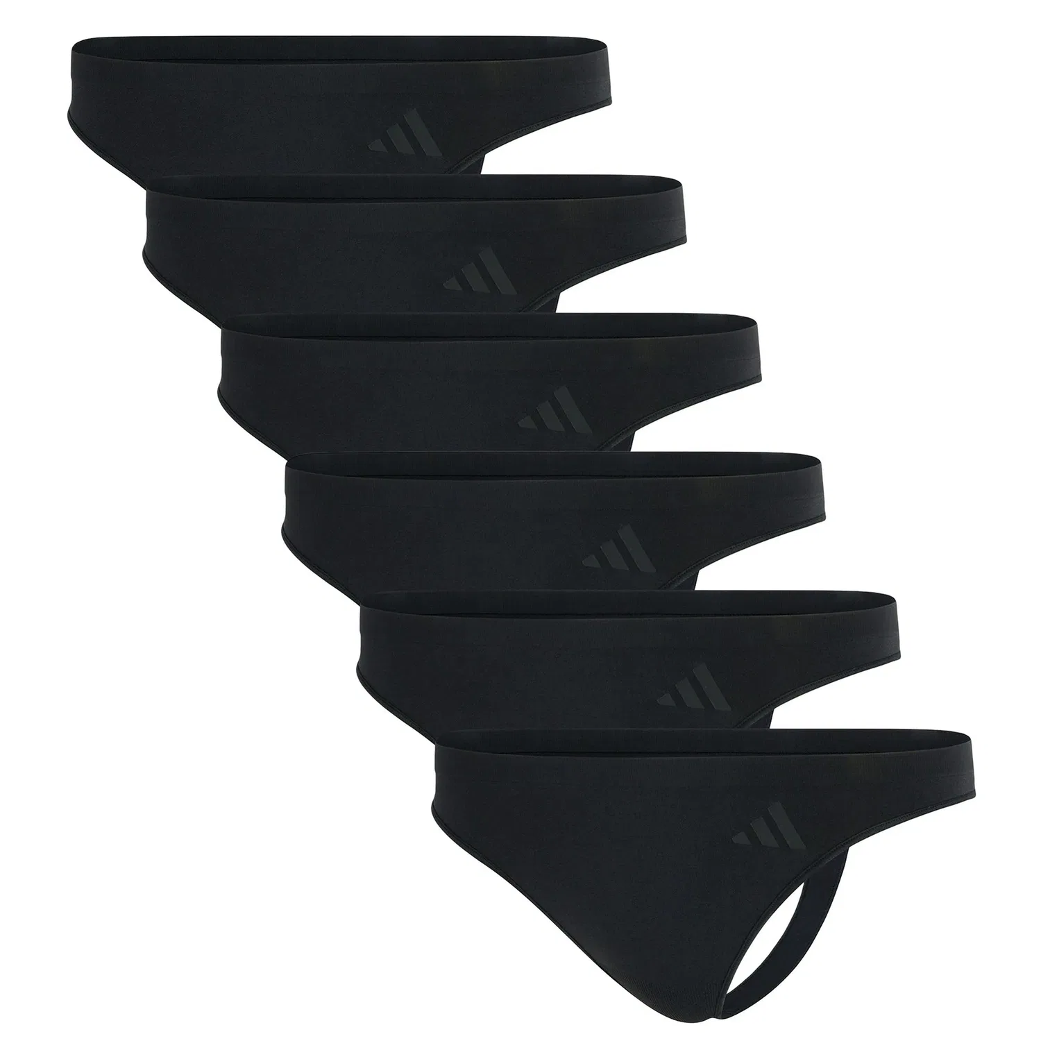 Стринги 6er Pack, Adidas, черный