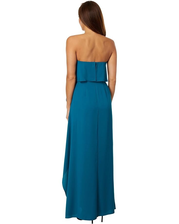 

Платье BCBGMAXAZRIA Satin Back Crepe, цвет Moroccan Blue
