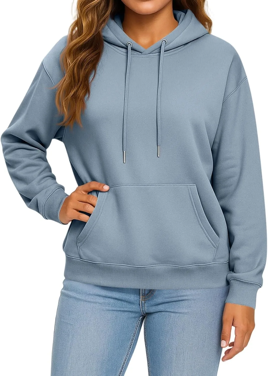 

Женский худи с капюшоном на шнурке, свободный, осень-зима 2025