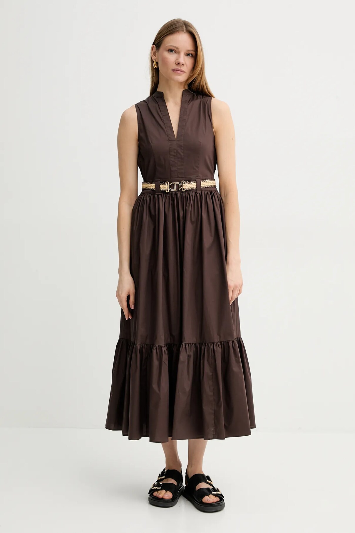 

Платье Twinset, коричневый