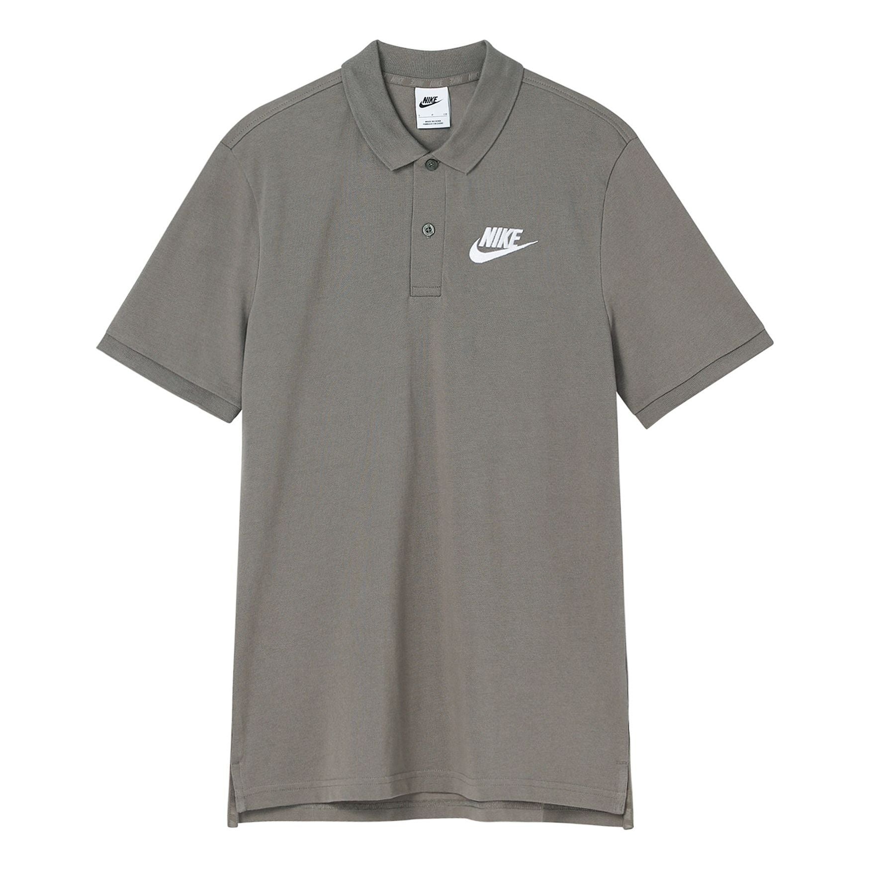 

Футболка Men's Nike Pure Cotton Knit Breathable Athleisure Casual Sports Short Sleeve Khaki Polo Shirt DV9708-081
