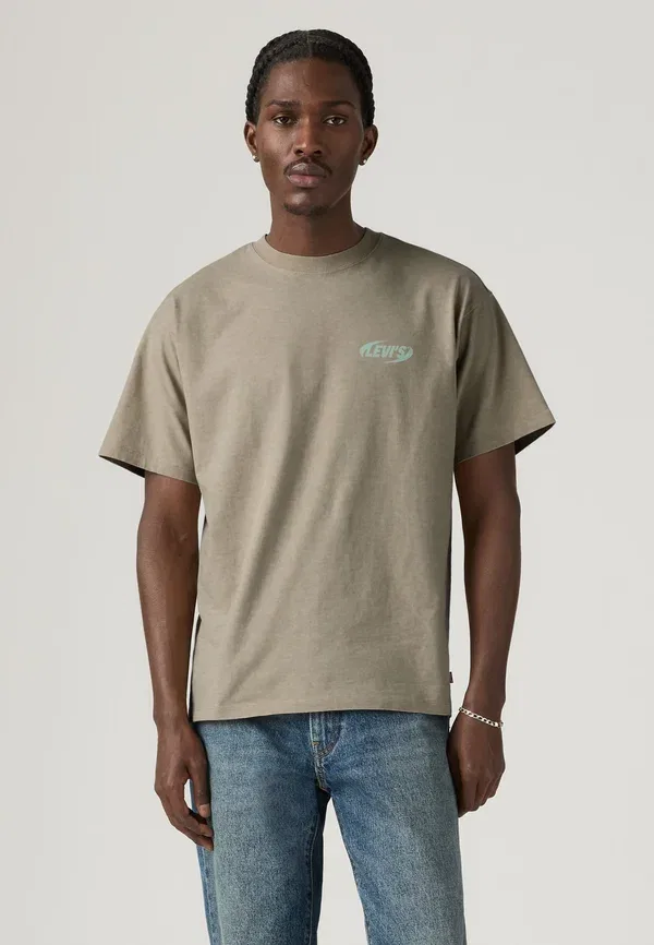 Футболка с принтом Levi'S Vintage fit tee, цвет индиго ночь 2 призрачно-серый