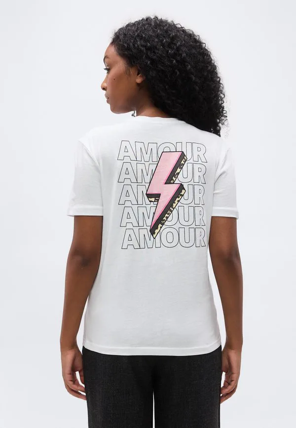 

Футболка с принтом "жизнь и любовь" onlariya Only Petite, Bright White, Белый, Футболка с принтом "жизнь и любовь" onlariya Only Petite, Bright White