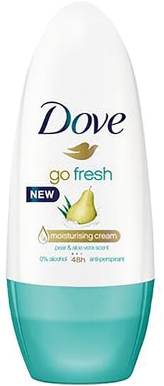 

Шариковый дезодорант Dove, Go Fresh, аромат груши и алоэ вера, 50 мл