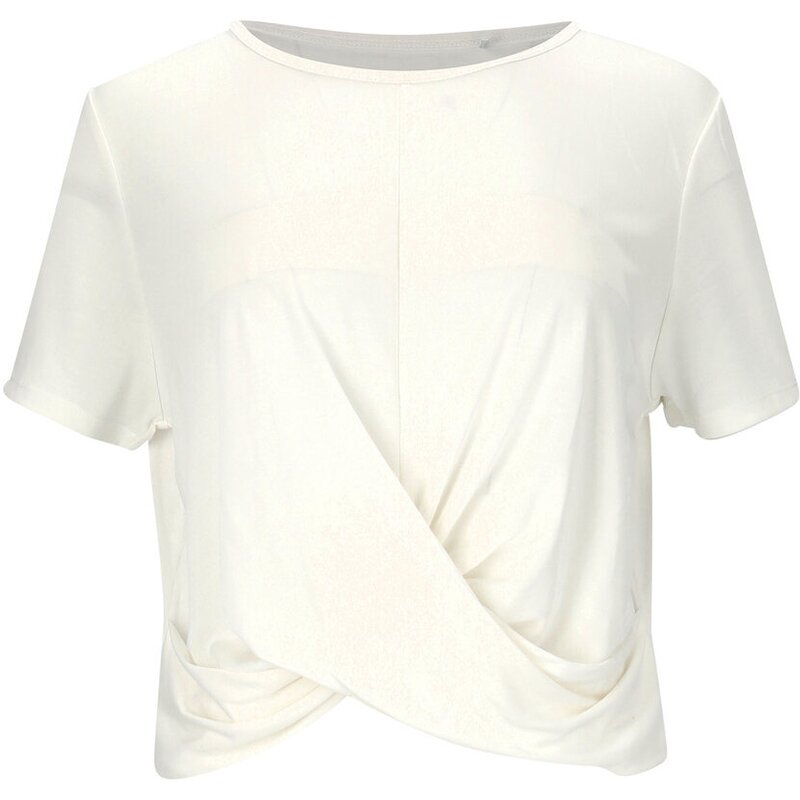 

Футболка diamy с укороченной футболкой из микрофибры Athlecia, белый