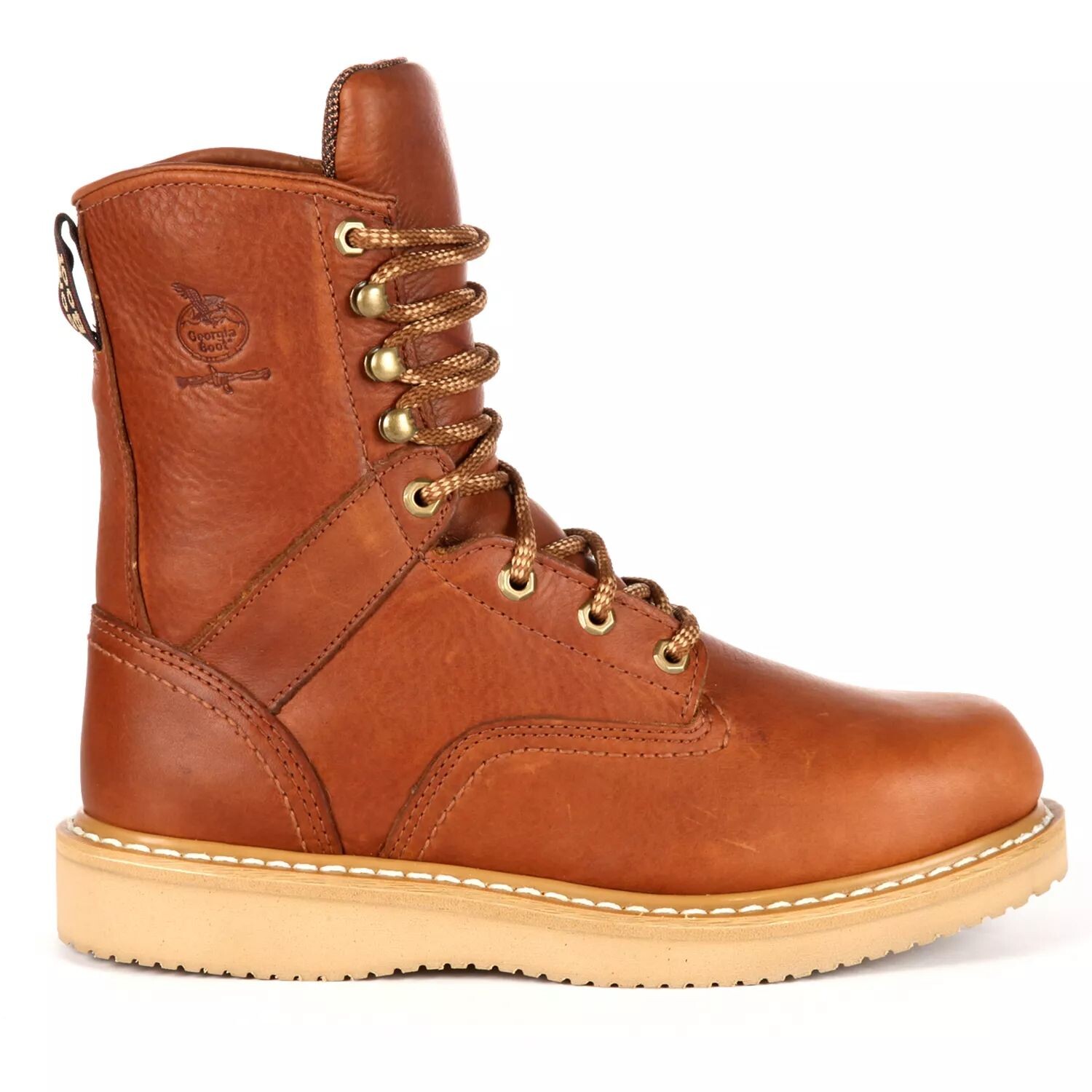 

Ботинки Georgia Boots мужские 8 дюймов. Рабочие ботинки на танкетке