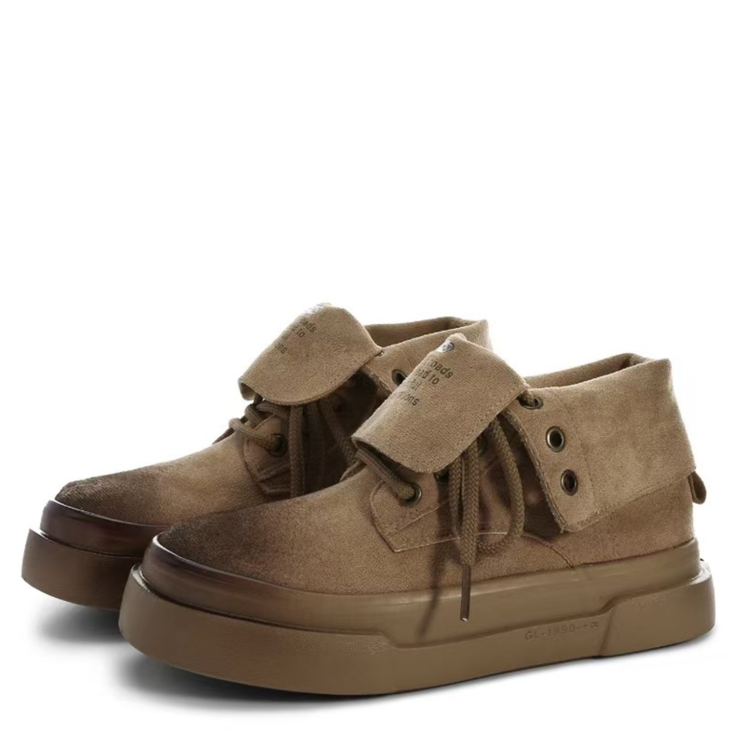 Feiyue Женские полусапожки верблюжьего коричневого цвета, цвет Brown — фото 2