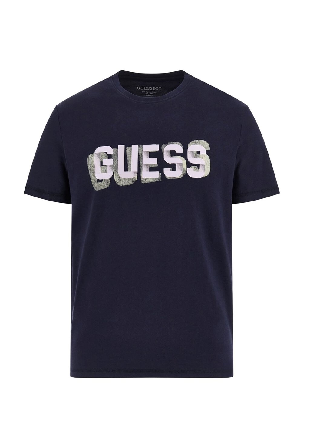 

Футболка с принтом LOGO Guess, синий
