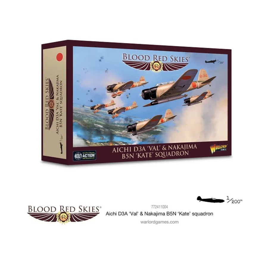 

Эскадрилья Аити D3A «Вал» и Накадзима B5N «Кейт», Blood Red Skies - Japan (1:200)
