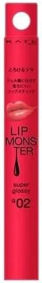 Набор блесков для губ Kate Lip Monster Tsuyverse G02 Pink Moon Drops, 3 шт. по 1.6 г