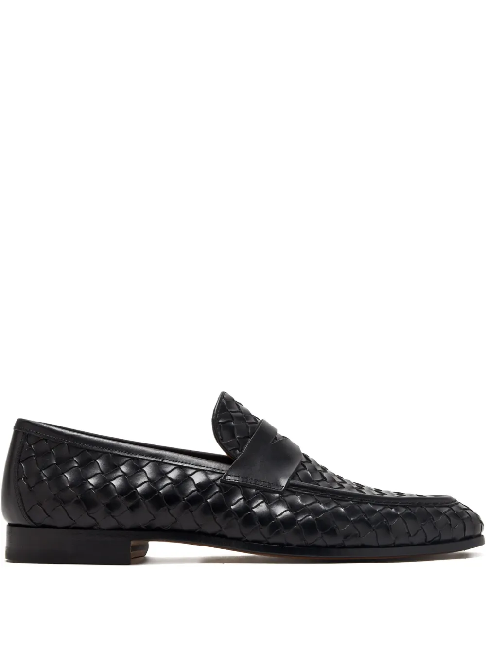 

Плетеные лоферы Magnanni, черный