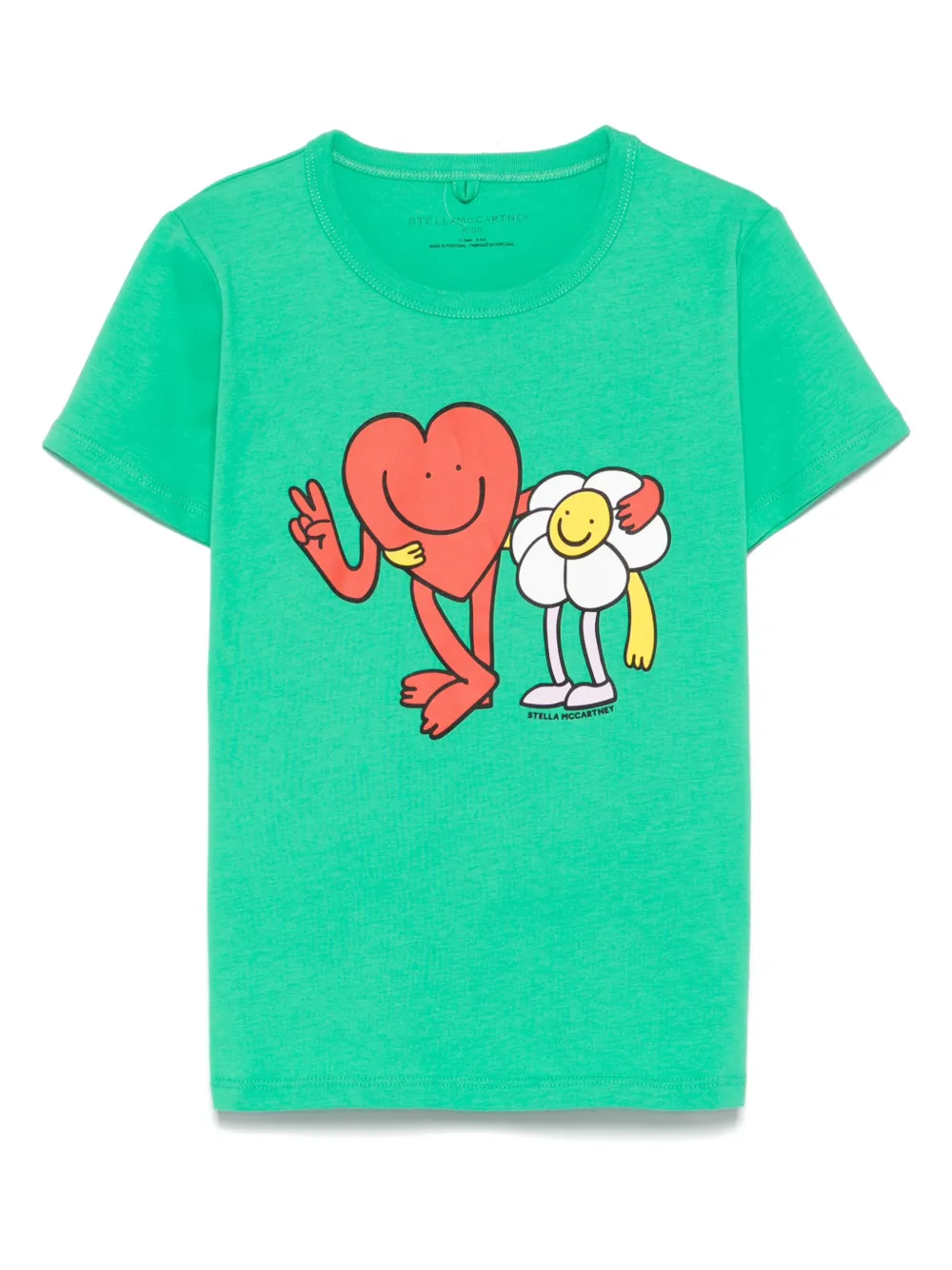 

Футболка с графическим принтом Stella McCartney Kids, зеленый