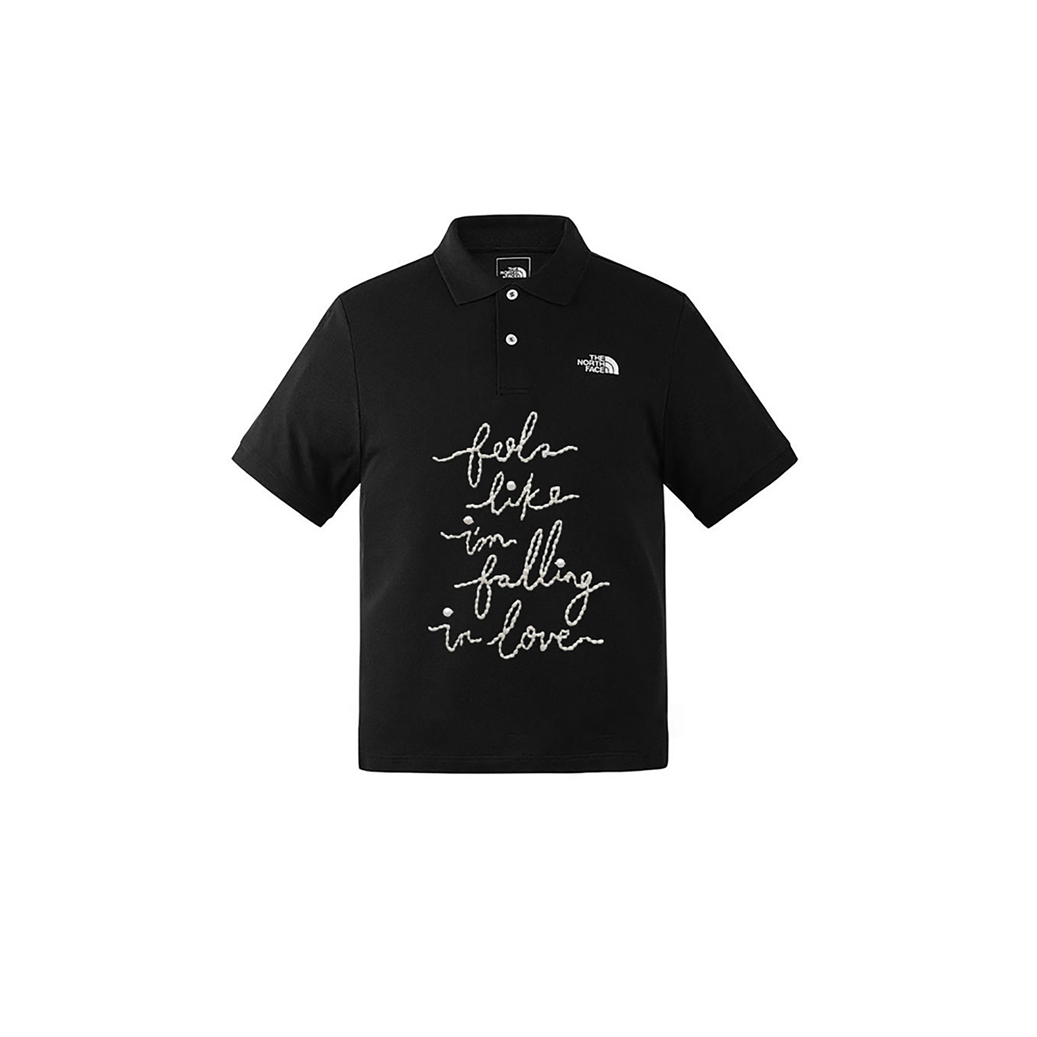 

THE NORTH FACE Мужская черная поло, Черный, THE NORTH FACE Мужская черная поло