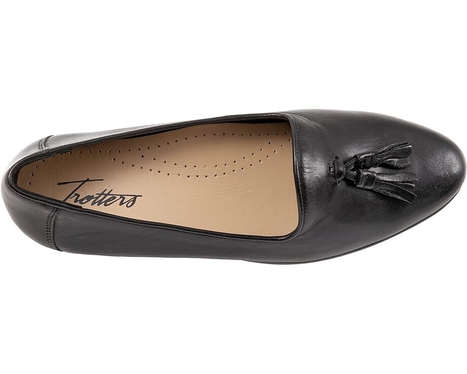 Туфли на плоской подошве Trotters Liz Tassel, черный — фото 2
